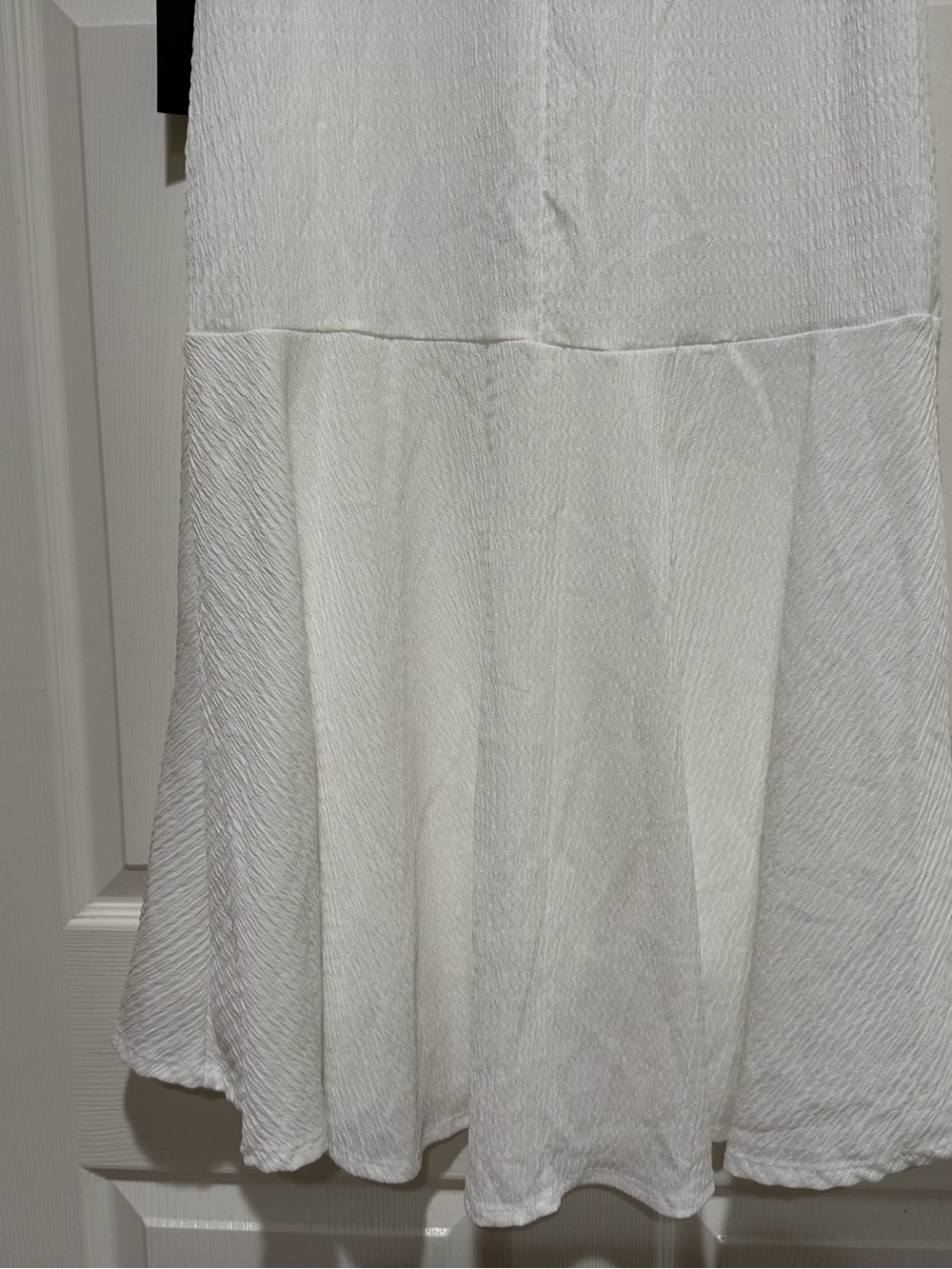 NWT lulus Darling Ways White Textured Strapless Midi Dress Size Medium - Picture 8 of 11